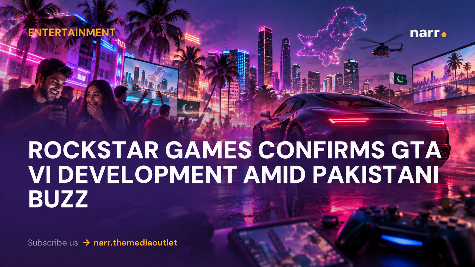 Rockstar Games Confirms GTA VI Development Amid Pakistani Buzz