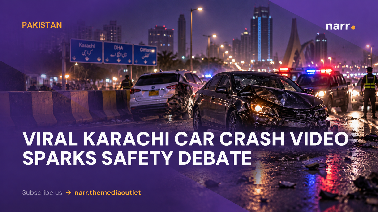 Viral Karachi car crash video sparks safety debate
