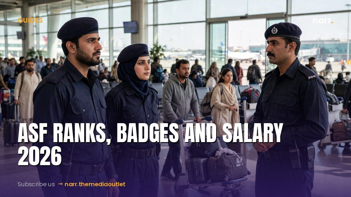 ASF Ranks, Badges and Salary 2026: Airport Security Force Pakistan