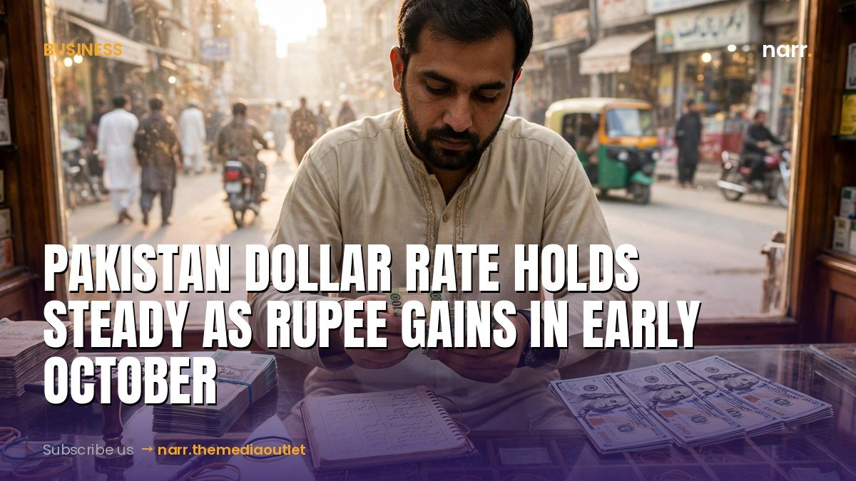 Pakistan Dollar Rate Holds Steady as Rupee Gains in Early October