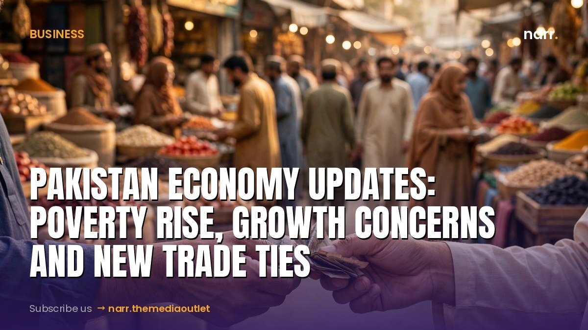 Pakistan Economy Updates: Poverty Rise, Growth Concerns and New Trade Ties