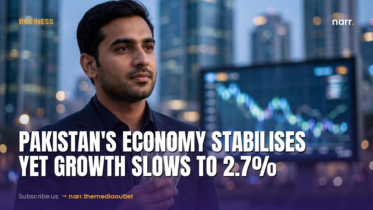 Pakistan’s Economy Stabilises Yet Growth Slows to 2.7%