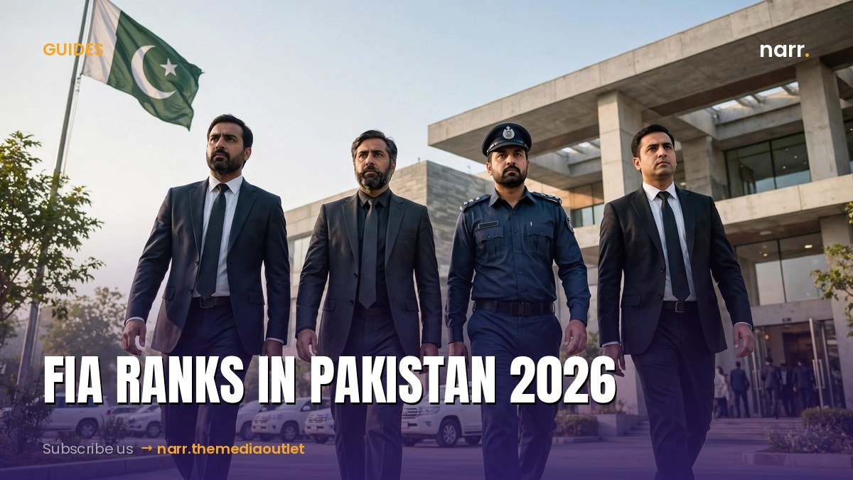 FIA Ranks in Pakistan 2026: Complete Hierarchy, BPS Grades and Wings