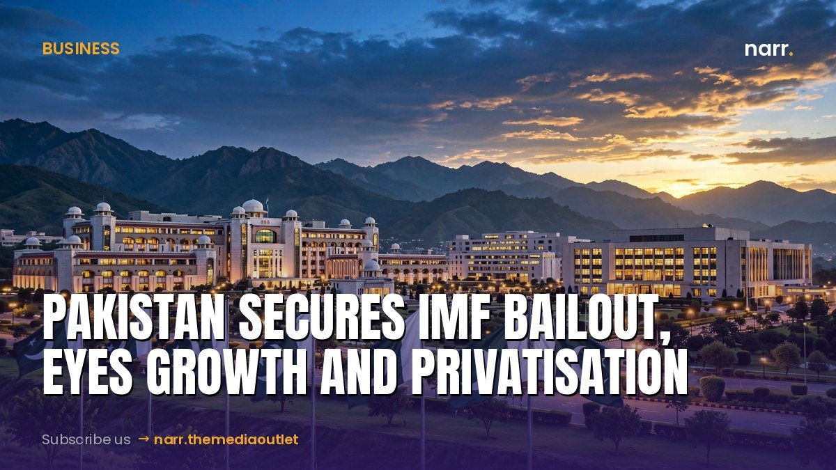 Pakistan secures IMF bailout, eyes growth and privatisation