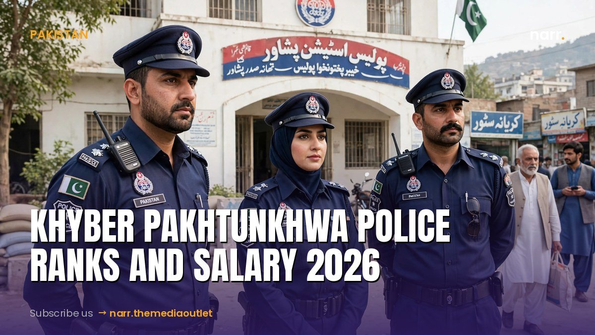 Khyber Pakhtunkhwa Police Ranks and Salary 2026: Complete List with BPS Grades