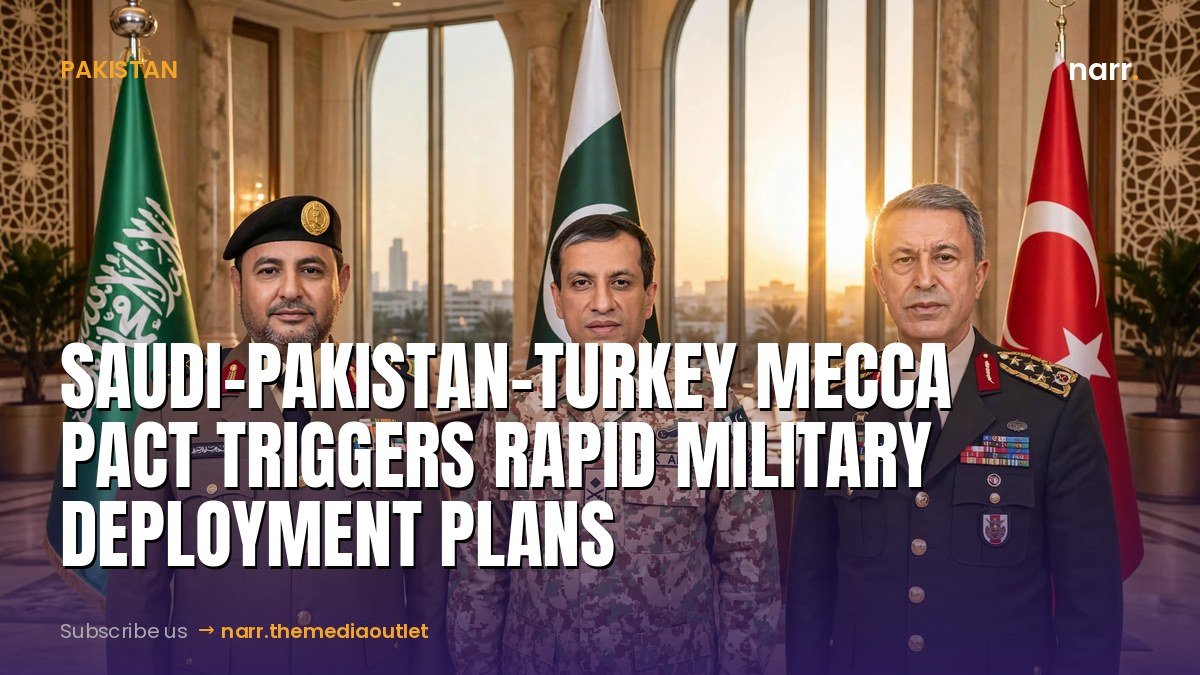 Saudi-Pakistan-Turkey Mecca Pact Triggers Rapid Military Deployment Plans