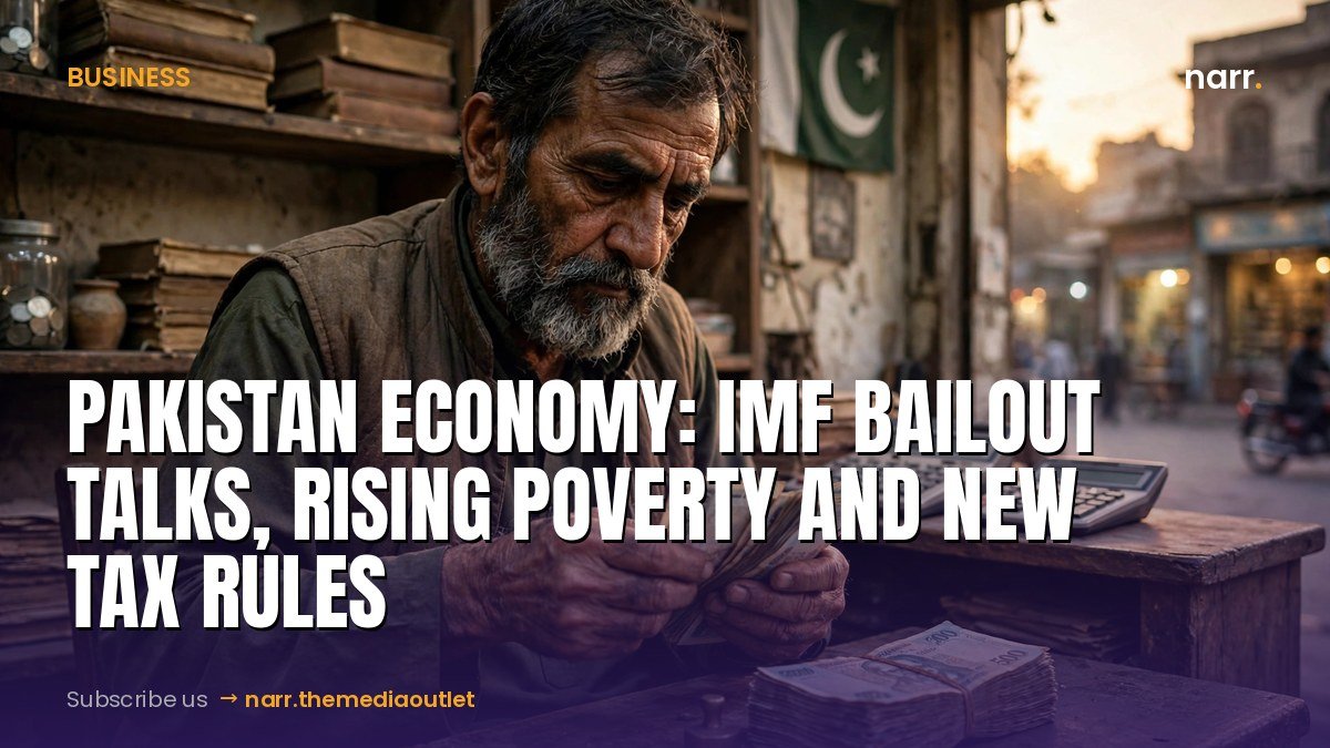 Pakistan economy: IMF bailout talks, rising poverty and new tax rules