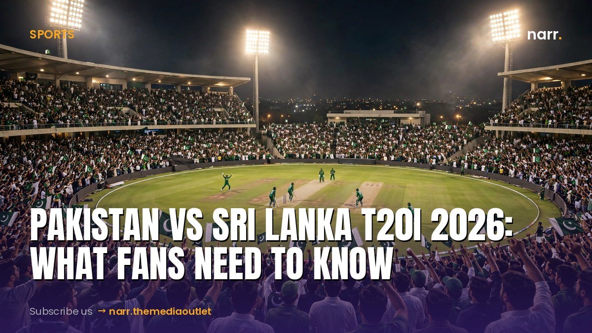 Pakistan vs Sri Lanka T20I 2026: What fans need to know
