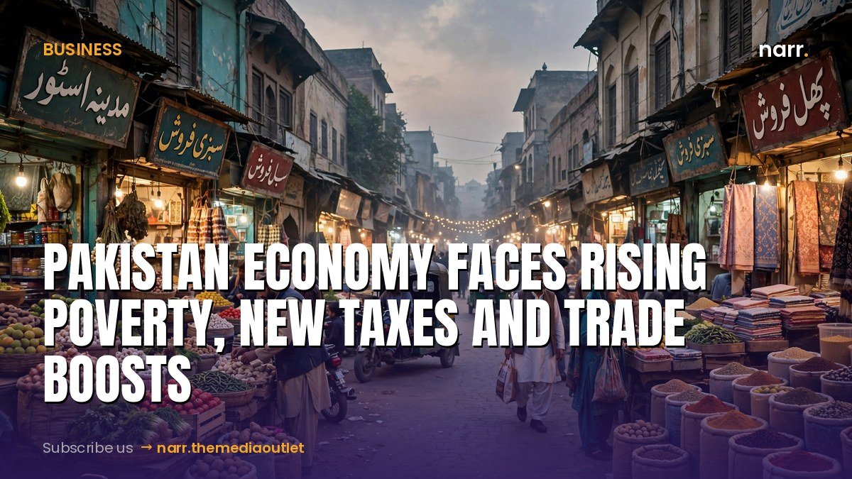 Pakistan Economy Faces Rising Poverty, New Taxes and Trade Boosts