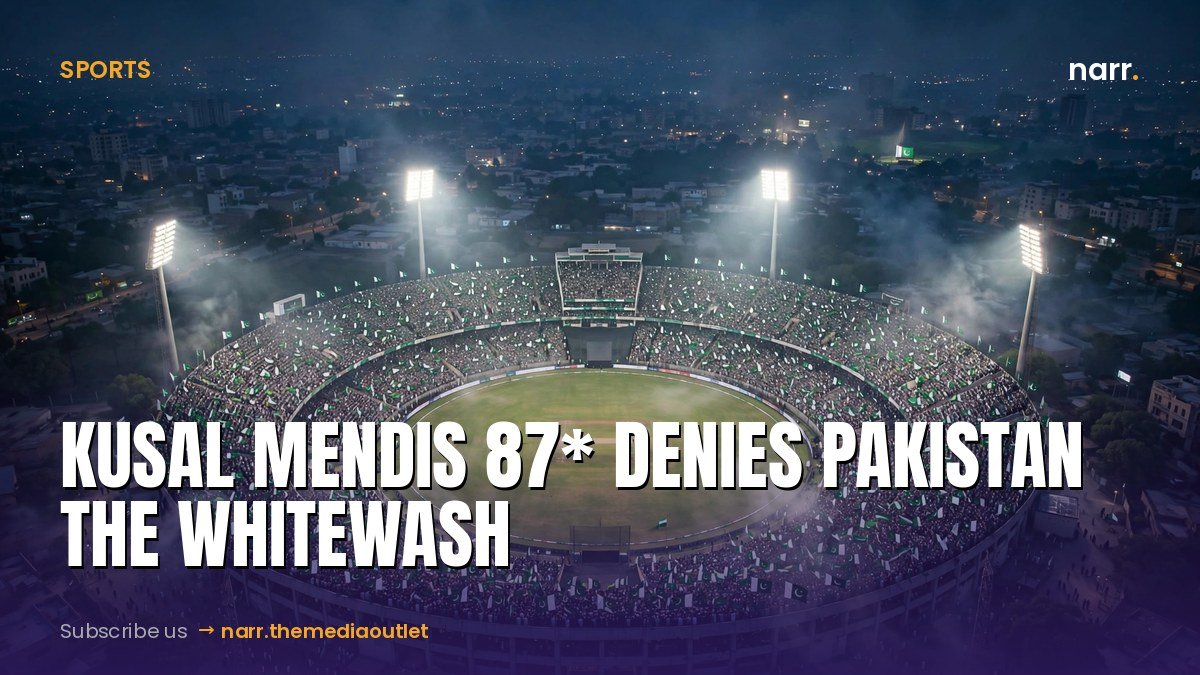 Kusal Mendis's Unbeaten 87 Ends Pakistan's Whitewash Bid as Sri Lanka Win 3rd T20I by 8 Wickets