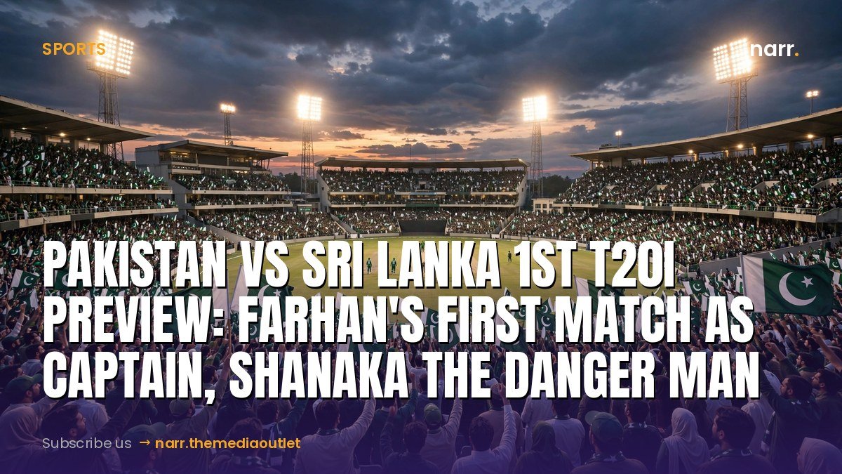 Pakistan vs Sri Lanka 1st T20I Preview: Farhan's First Match as Captain, Shanaka the Danger Man