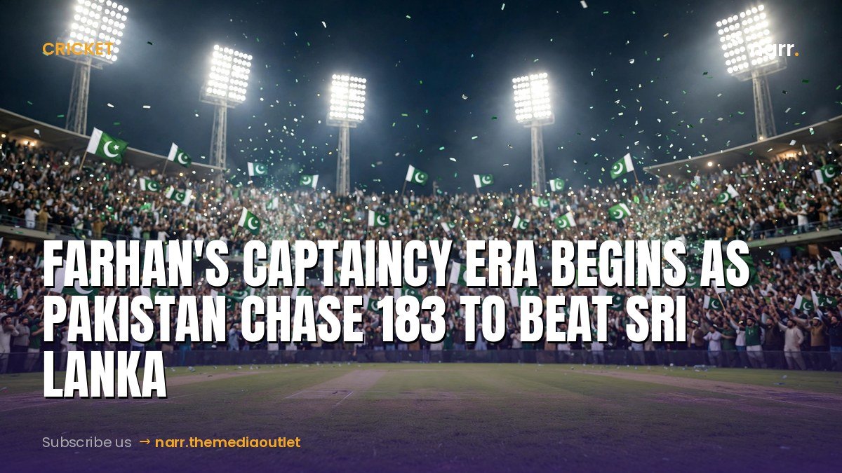Farhan's Captaincy Era Begins With a Chase: Pakistan Beat Sri Lanka by 4 Wickets in 1st T20I