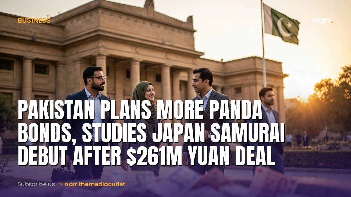 Pakistan plans more panda bonds, studies Japan samurai debut after $261m yuan deal
