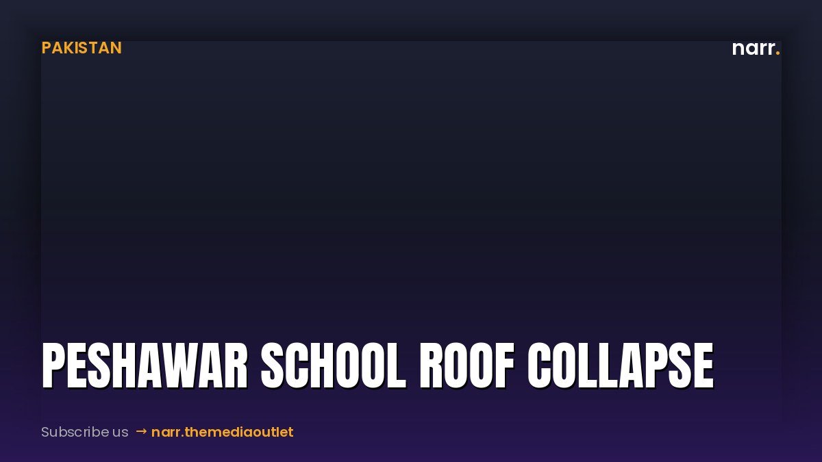 Peshawar School Roof Collapse Kills At Least 35, Mostly Students; Rescue Operation Ends
