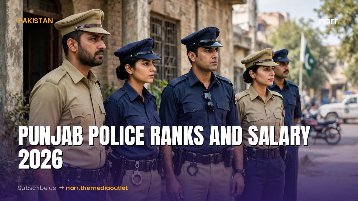 Punjab Police Ranks and Salary 2026: Complete List with BPS Grades