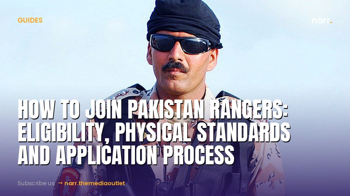 How to Join Pakistan Rangers: Eligibility, Physical Standards and Application Process