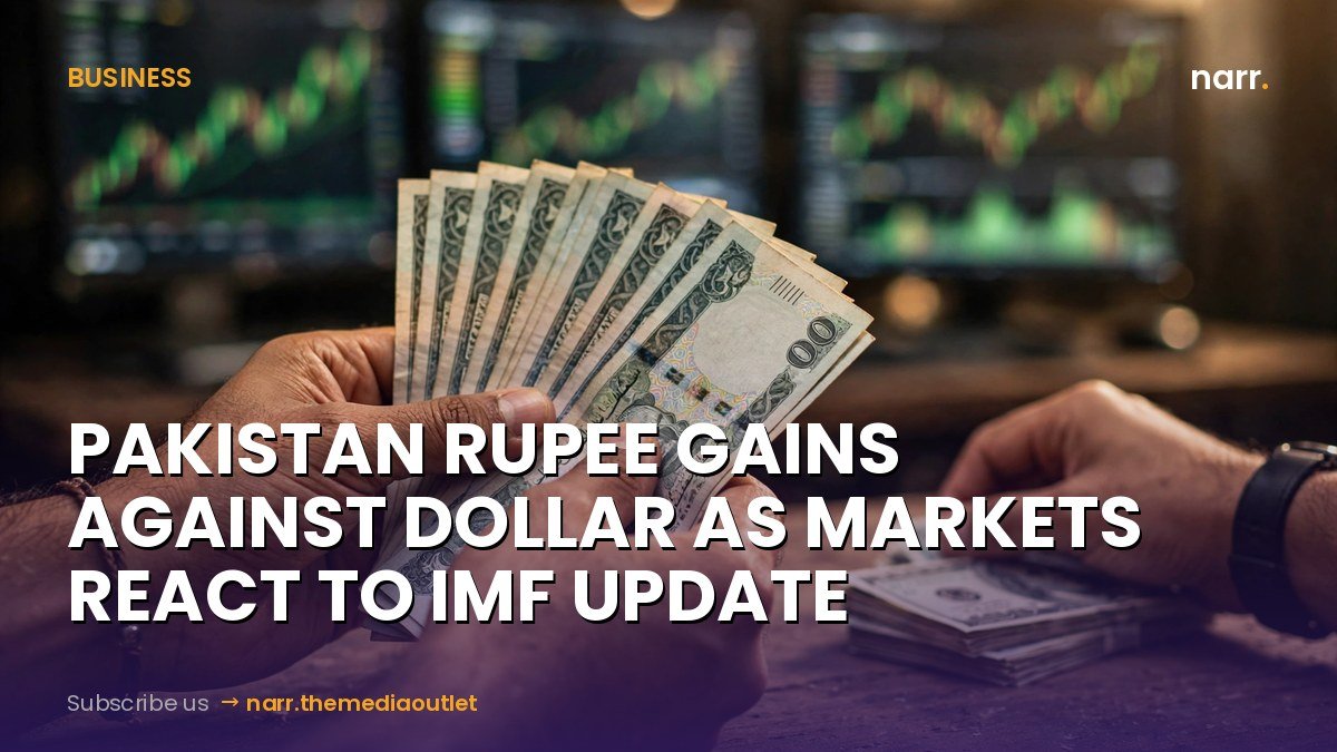 Pakistan rupee gains against dollar as markets react to IMF update