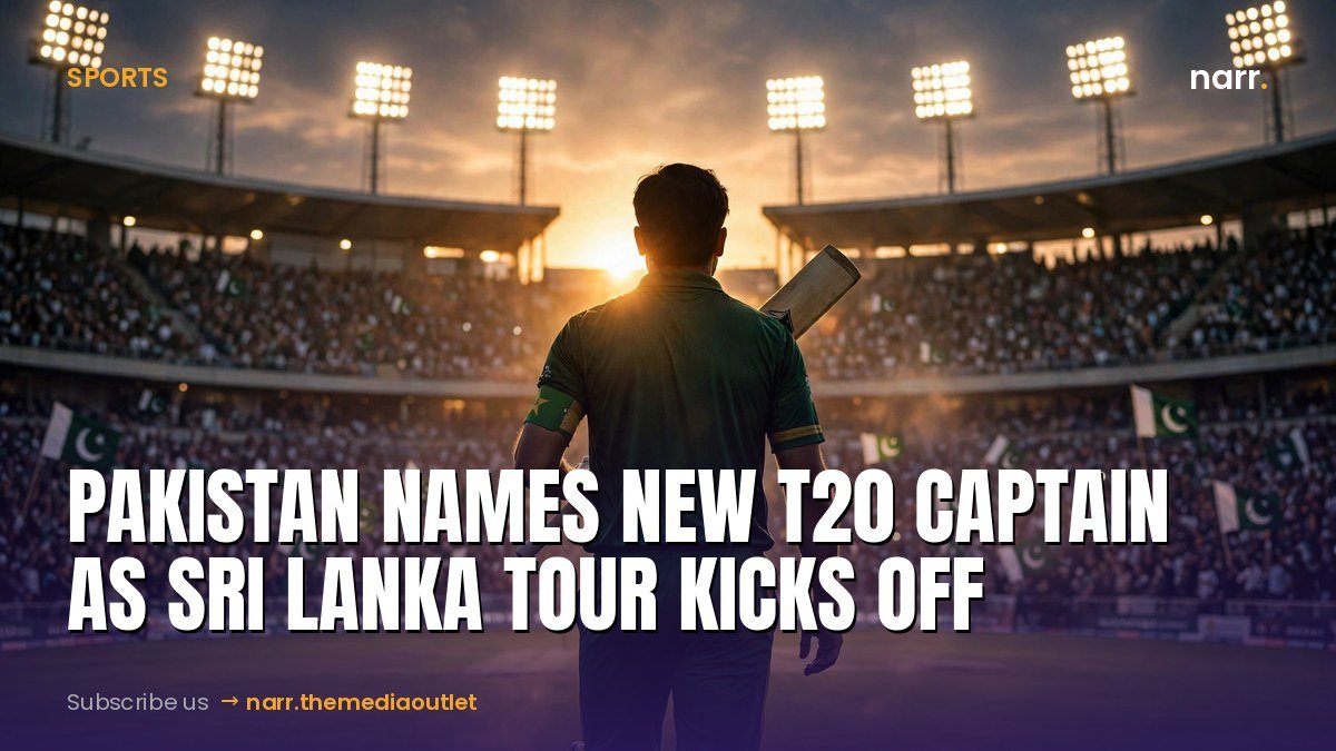 Pakistan names new T20 captain as Sri Lanka tour kicks off