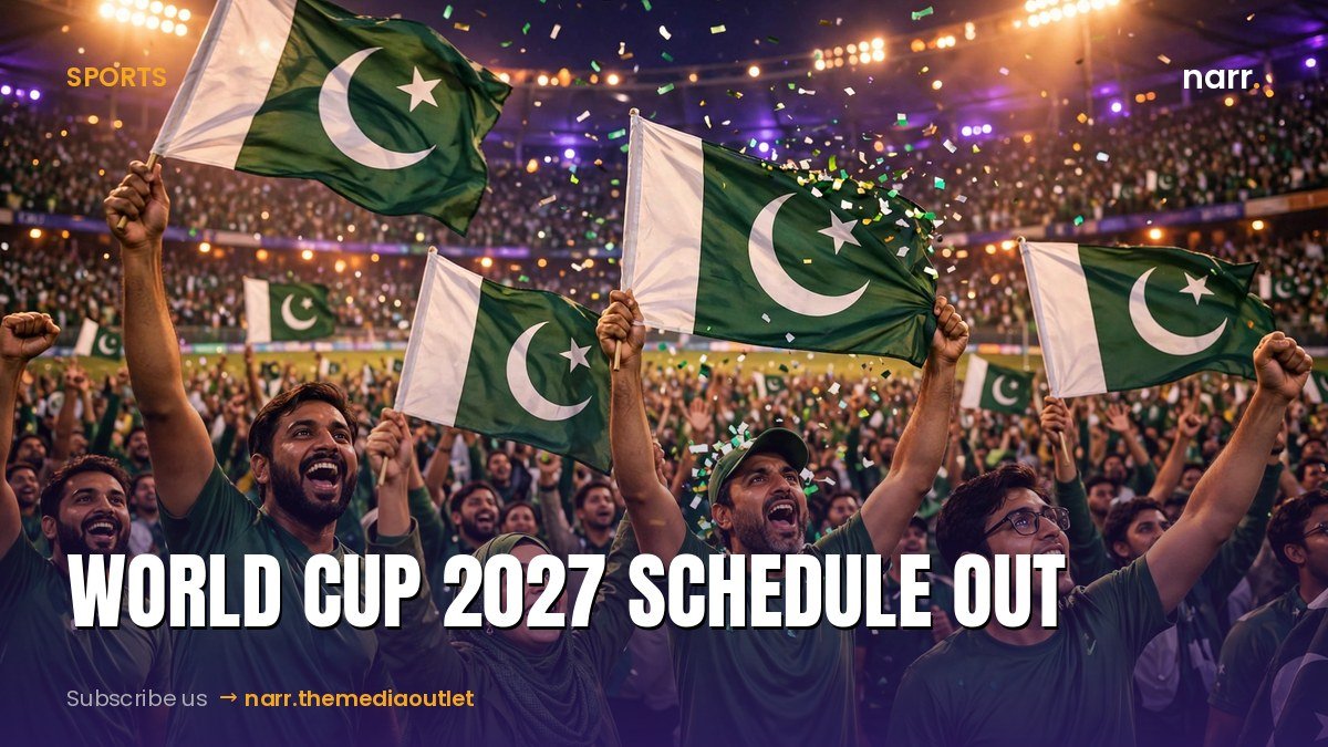 ICC Cricket World Cup 2027 Schedule Revealed: What Pakistan Fans Need to Know
