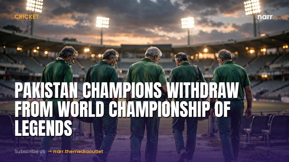Pakistan Champions Withdraw from World Championship of Legends