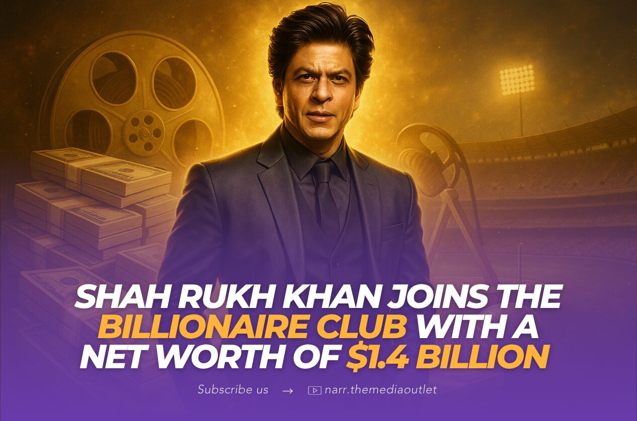 Shah Rukh Khan Joins the Billionaire Club with A Net Worth of $1.4 Billion